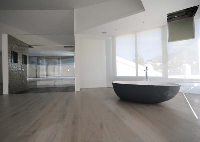 Floating platform groove in Parquet Astorga