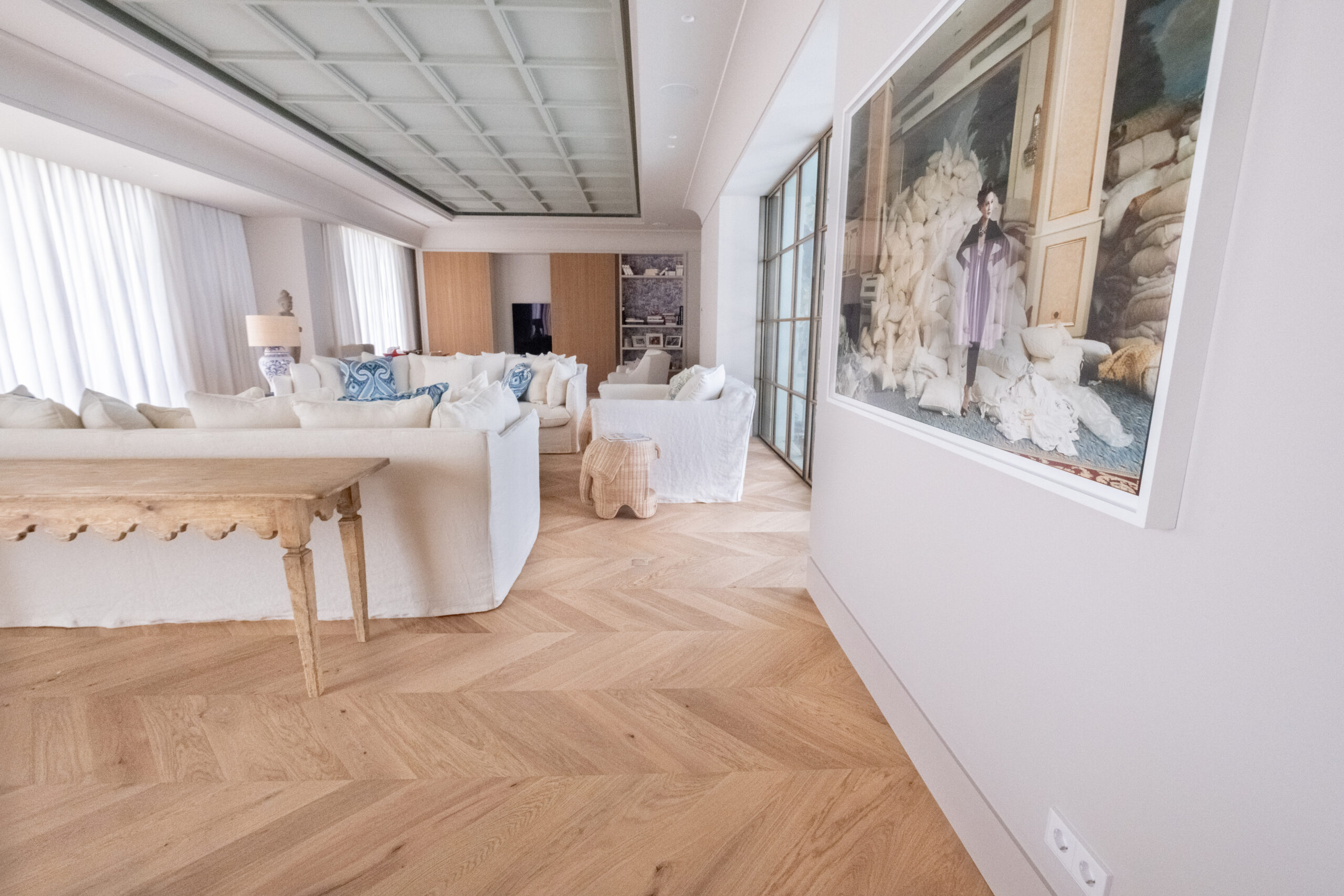 suelos de madera en espiga punta hungria chalet 