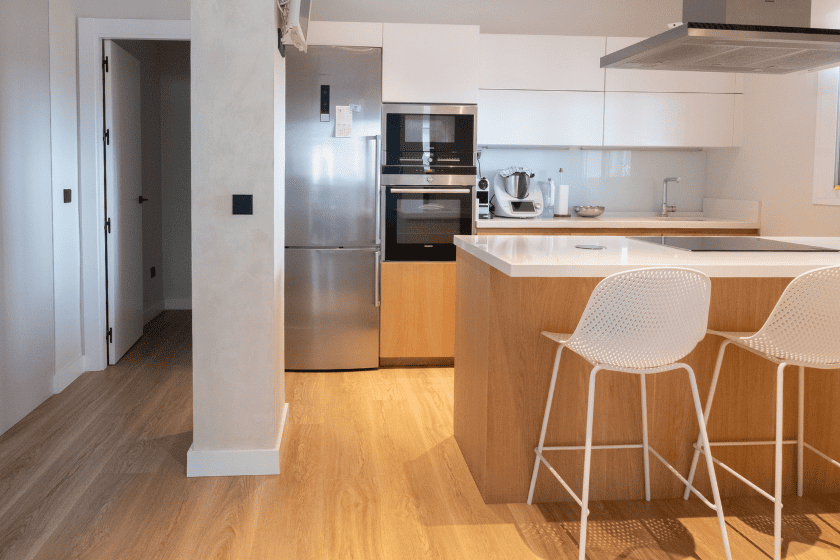 Suelos de madera para cocinas