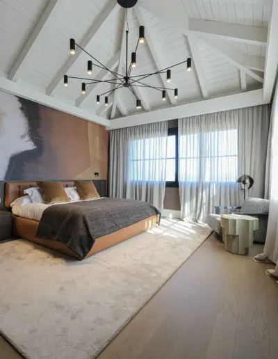 Tarima surco multiformato y espiga en vivienda privada